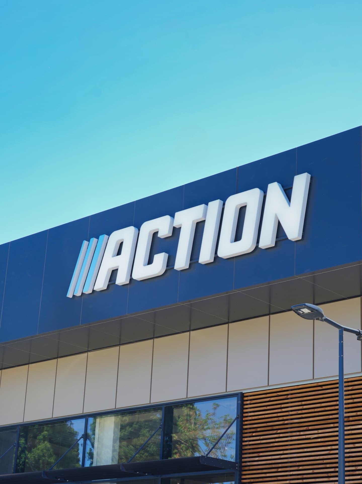 Façade commerciale - Magasin Action