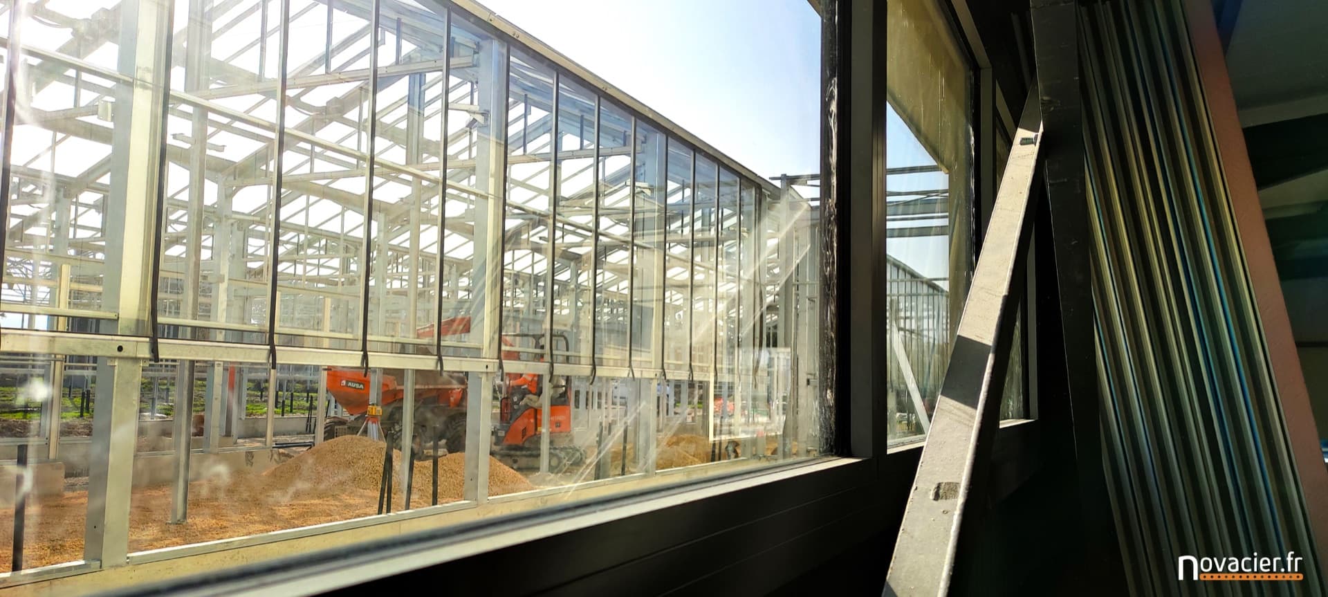 Site de production HM Clause - charpente, bardage, menuiseries et fermetures - vue 5