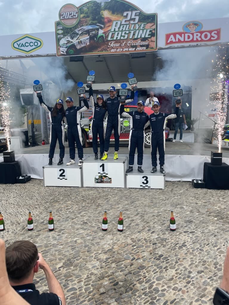 Podium Rallye Castine 2025 - Benjamin Barnouin 3e
