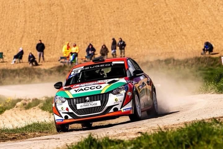 Benjamin Barnouin en action sur spéciale gravier - Coupe Stellantis